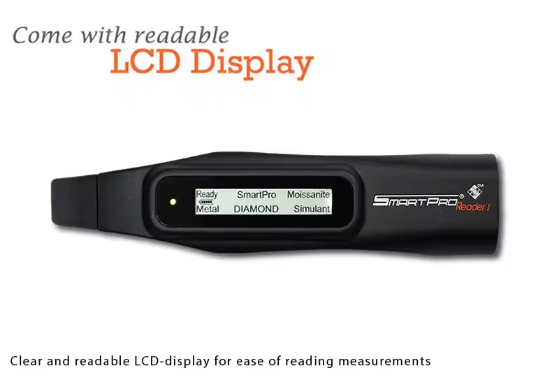 SmartPro Reader-I 3 in 1 Diamond & Moissanite Tester with LCD Display Stone Gemstone Tester Pen